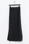 BASERANGE Linen Skirt Portugal BAS-SKDY-SL-000-HEI Black